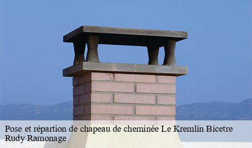 Pose et répartion de chapeau de cheminée  le-kremlin-bicetre-94270 Rudy Ramonage